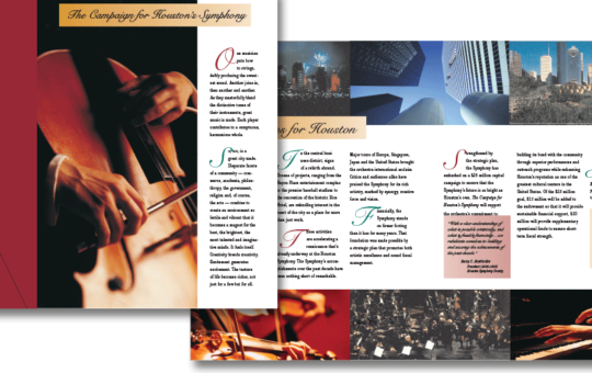 Houston Symphony Brochure – 2